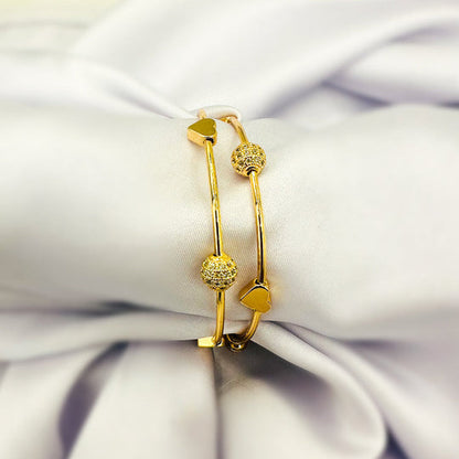 Sparkling Orbit Charm Bangles